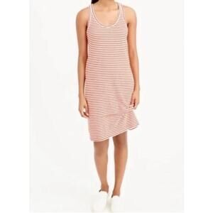J.CREW stripe RACERBACK dress size Medium M
